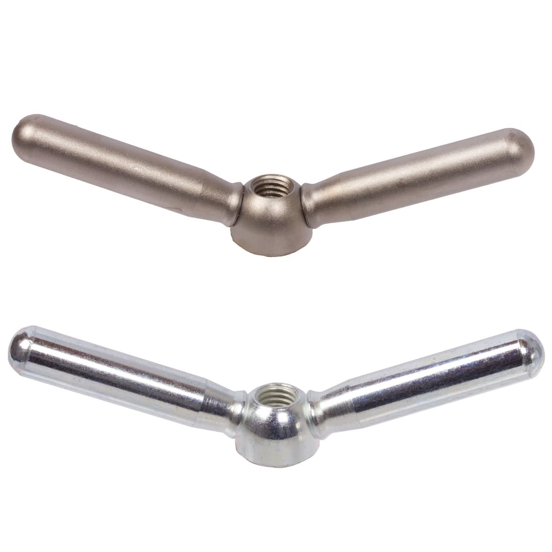 Double sided clamping nut M8 stainless steel 1.4305