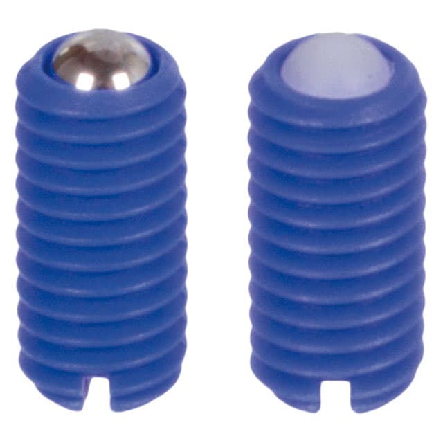 Spring plunger M10 type P with ball and slot plunger and ball POM