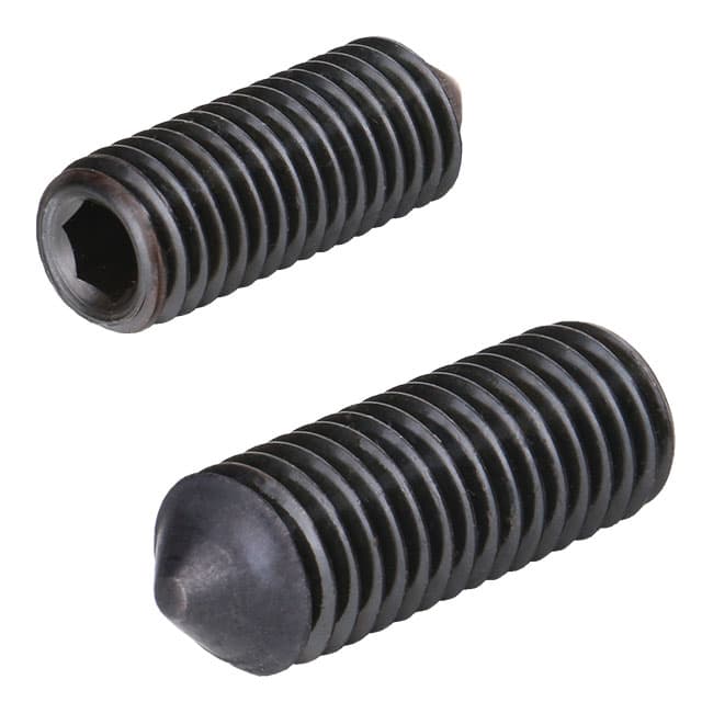 Hexagon socket set screw with cone point ISO 4027 (ex DIN 914) steel 45H M6 x 16mm