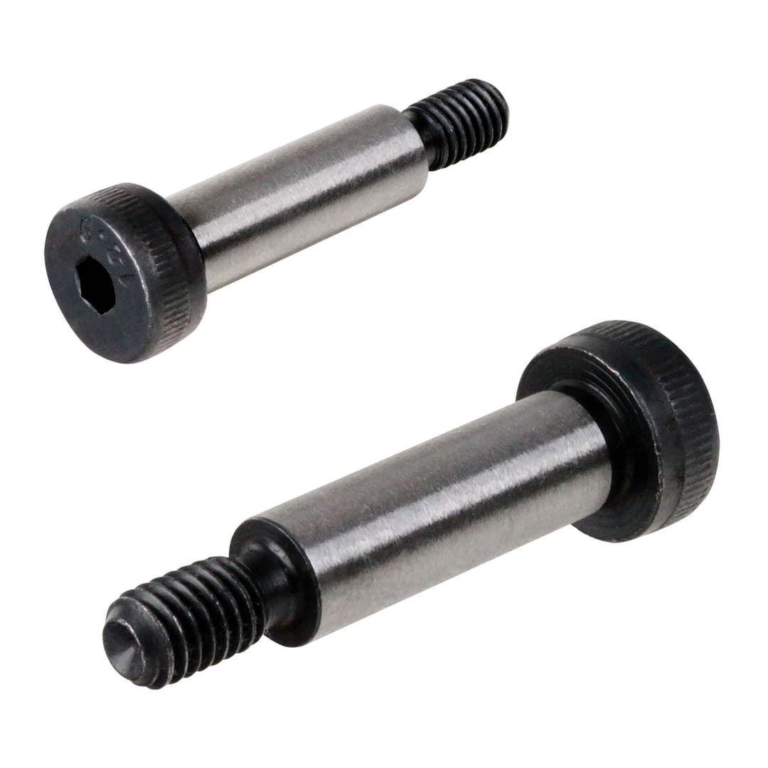 Shoulder screw similar to ISO 7379 ø12f9-M10-45mm steel tensile strength class 12.9
