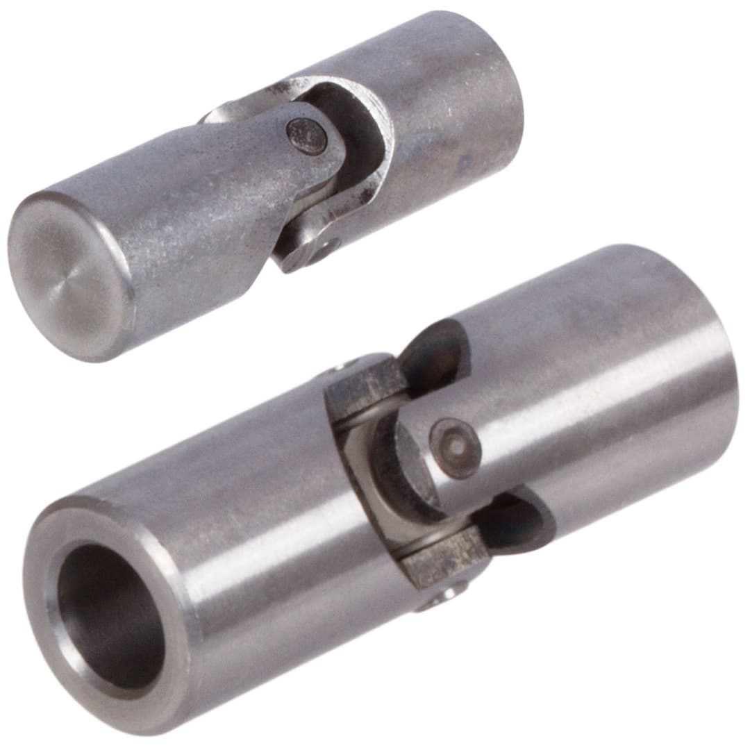 Cardan joint KE outer diameter 40mm bore 25H7 with keyway DIN 6885-1 tolerance JS9 on both sides