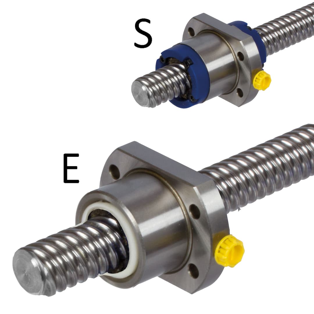 Flanged ball screw nut 12x4mm height 35mm flange diameter 42mm