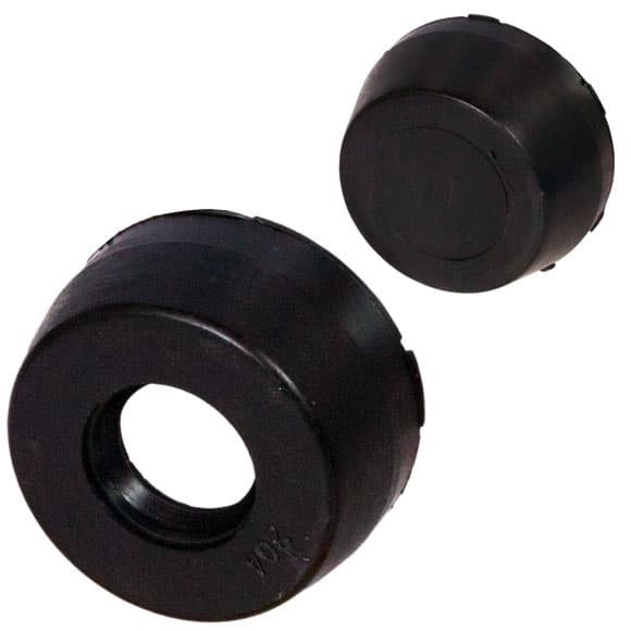 Protection cap for pillow bearings TUCP TUCF TUCFL 210 open design bore 50mm thermoplast black