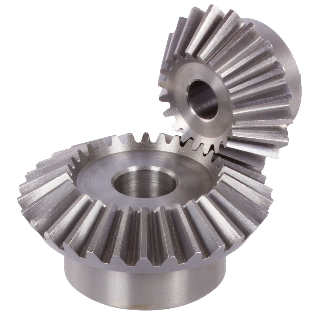 Bevel gear made of steel module 3 16 teeth i=1.25:1 milled