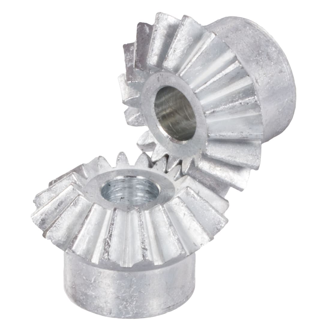 Bevel gear made of die-cast zinc ZnAl4Cu1 module 3.0 16 teeth bore 14mm