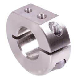 Clamp collar single-split stainless steel 1.4305 bore 30mm with bolt DIN 912 A2-70 type GR