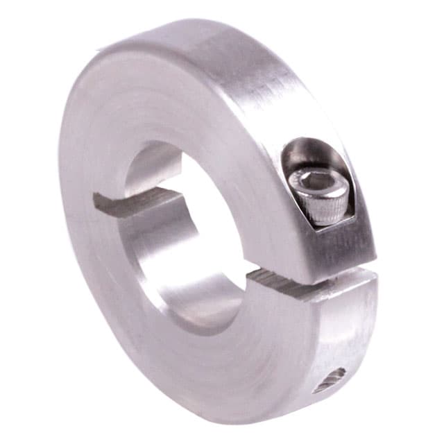 Clamp collar single-split stainless steel 1.4305 bore 12mm with bolt DIN 912 A2-70 type S
