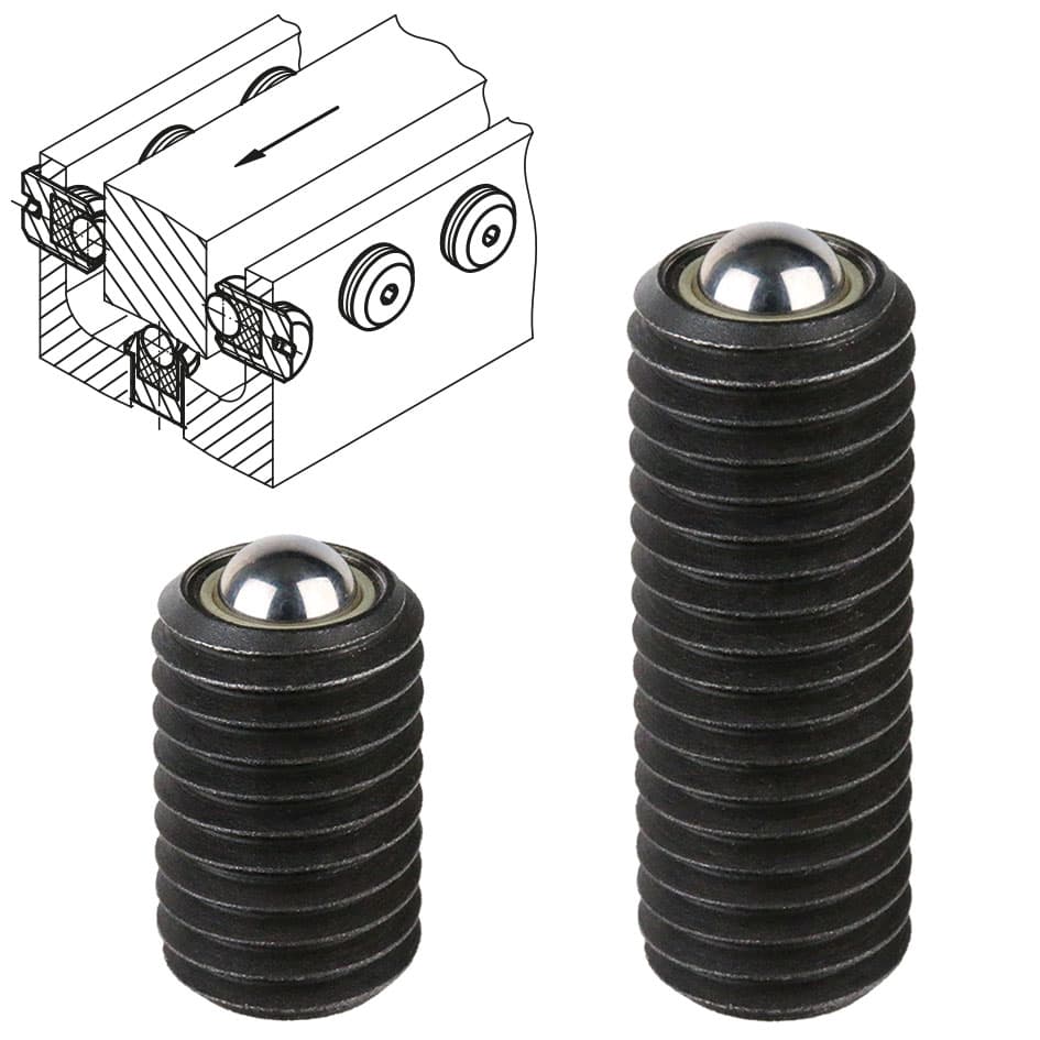 Ball transfer unit 306 screwable plain bearing M6x8