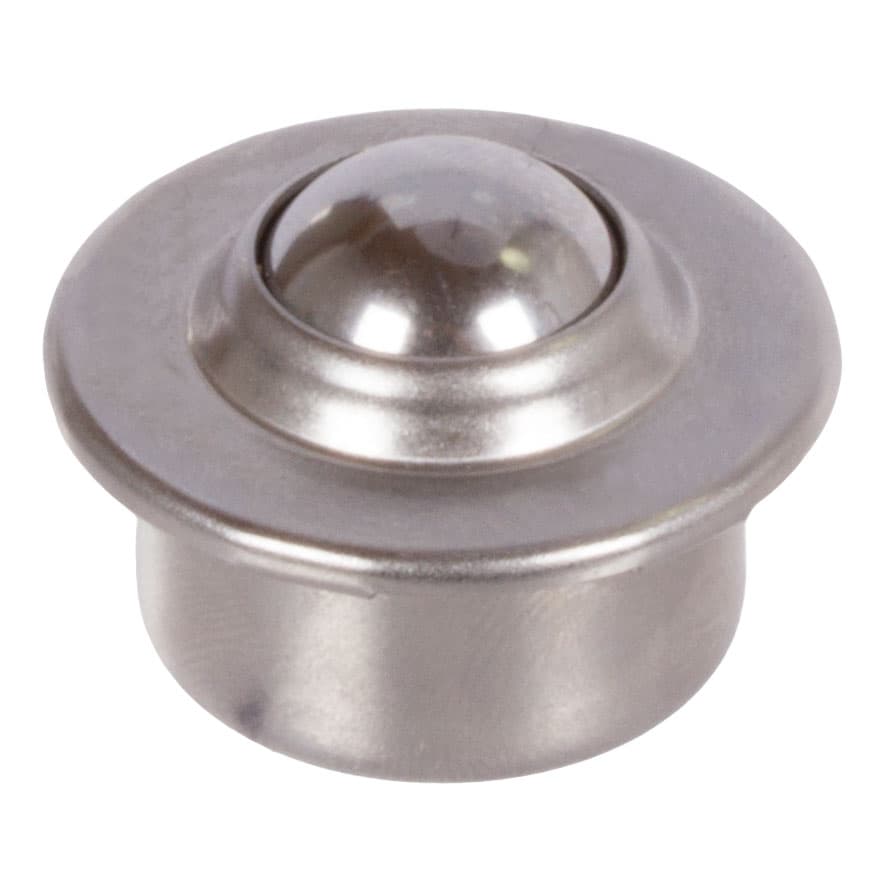 Ball transfer unit 350 with steel-sheet housing ball diameter 22mm completely from stainless steel
