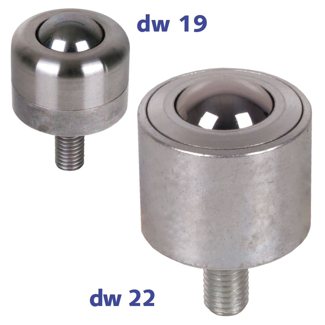 Ball transfer unit 377 size 19 stainless steel