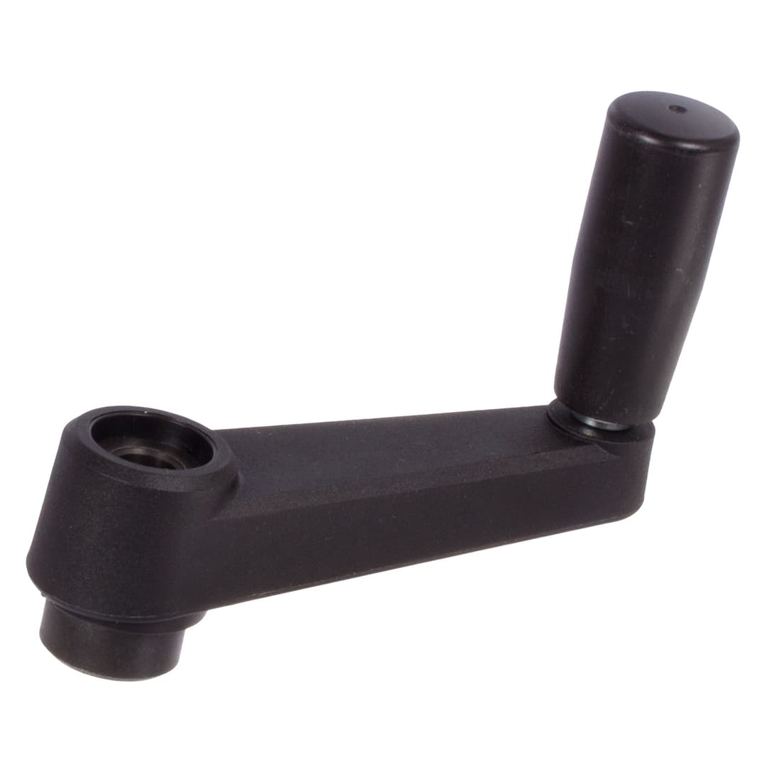 Cranked handle 569 made from plastic square hole SW 10mm length 64mm