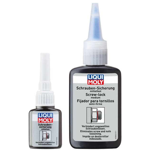 LIQUI MOLY Medium Strength Thread Locking 3801 plastic bottle content 10g