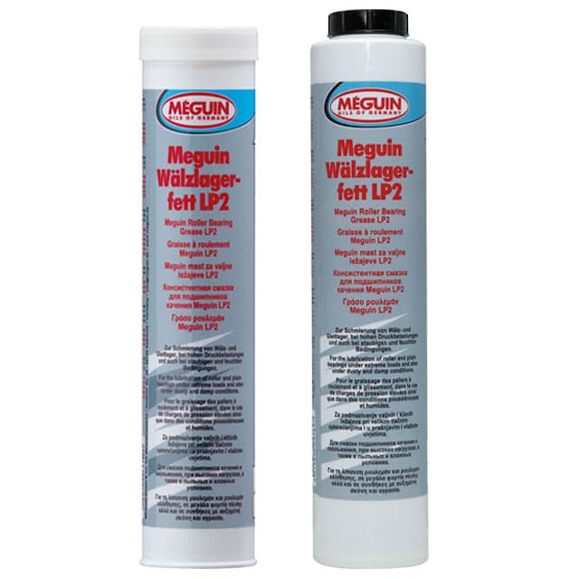 Grease cartridge for Lube-Shuttle® with MEGUIN rolling bearing grease LP2 9029 KP2K-30 400g