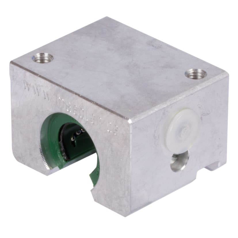 Linear bearing unit KG-3-O ISO series 3 Easy-Line with self-aligning linear ball bearing with seals for shaft Ø 25mm open design