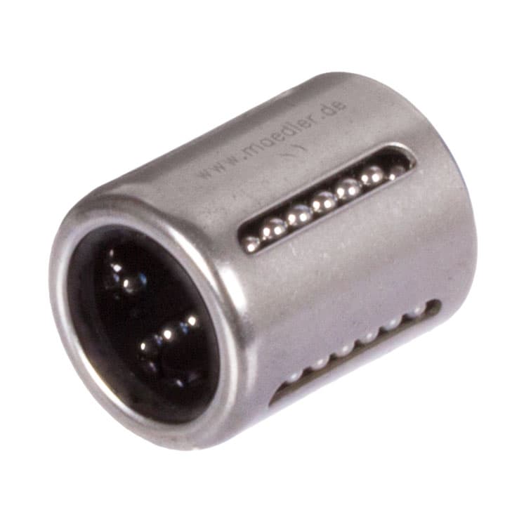 Linear bearing KB-1-ST ISO series 1 with steel jacket without seals for shaft Ø 14mm