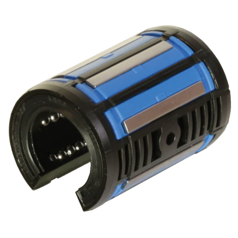 Open Linear ball bearing KB-3-O ISO series 3 premium with double rubber seal for shaft Ø 30mm