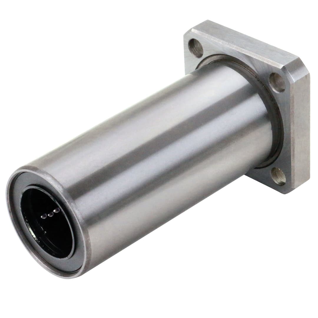 Tandem linear ball bearing KB-ST-VL with square flange sealed on both sides for shaft Ø 30mm long version