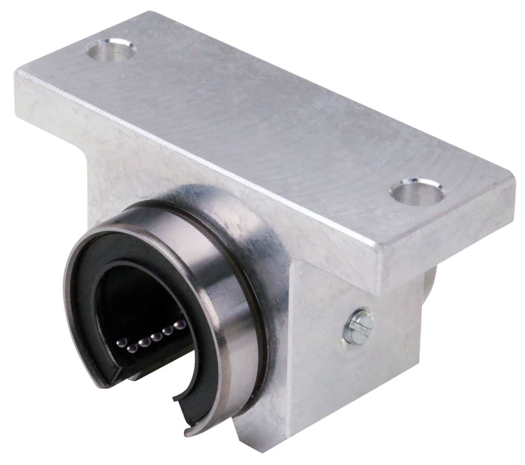 Linear bearing unit KG-3-KST-O ISO series 3 with linear ball bearing with steel jacket sealed on both sides for schaft Ø 25mm open design