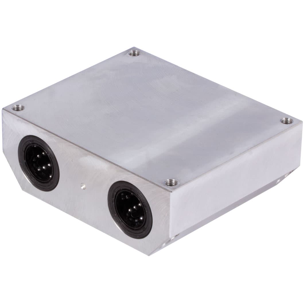 Quadro linear bearing unit KGQ-1 ISO series 1 premium with double rubber seal for shaft diameter 20mm
