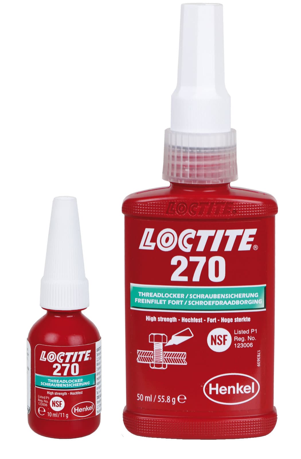 Loctite 270, High Strength Thread Locking, Content 50 ml ================================================= Actual safety data sheet from 21.02.2020 on the internet in the section Downloads =================================================