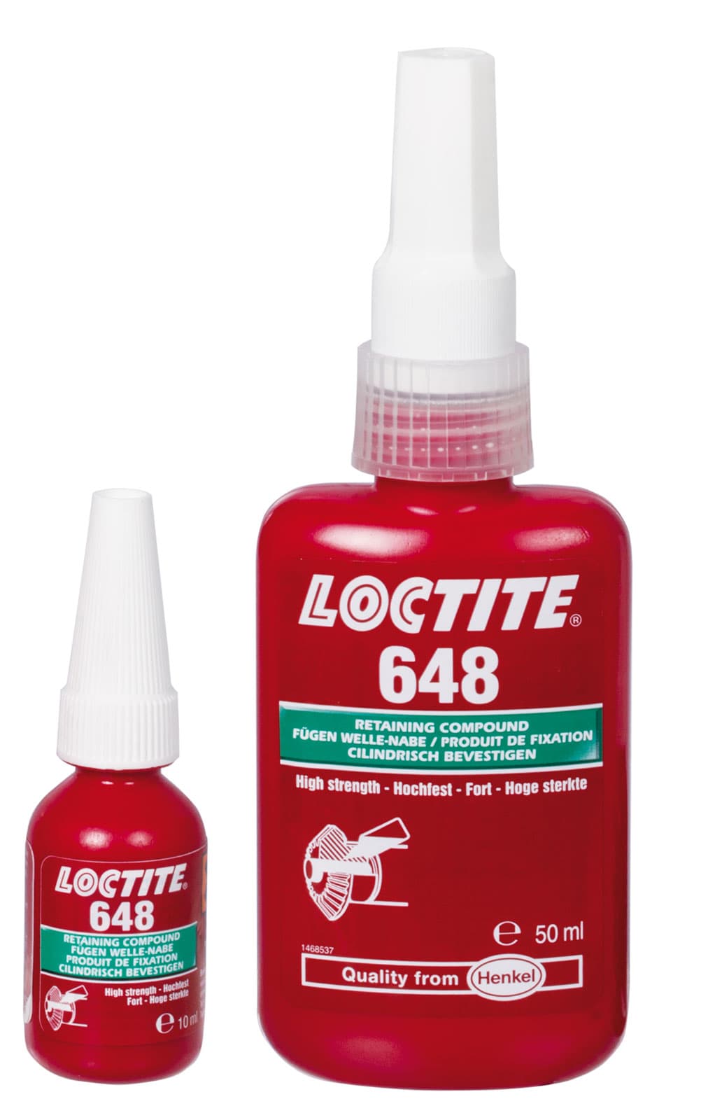 Loctite 648 Retaining compound with high temperature resistance content 10 ml (Actual safety data sheet on the internet in the section Downloads)