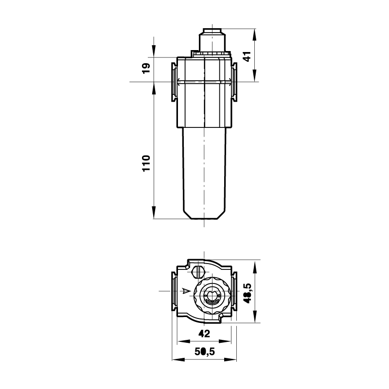 Lubricator, port G1/4