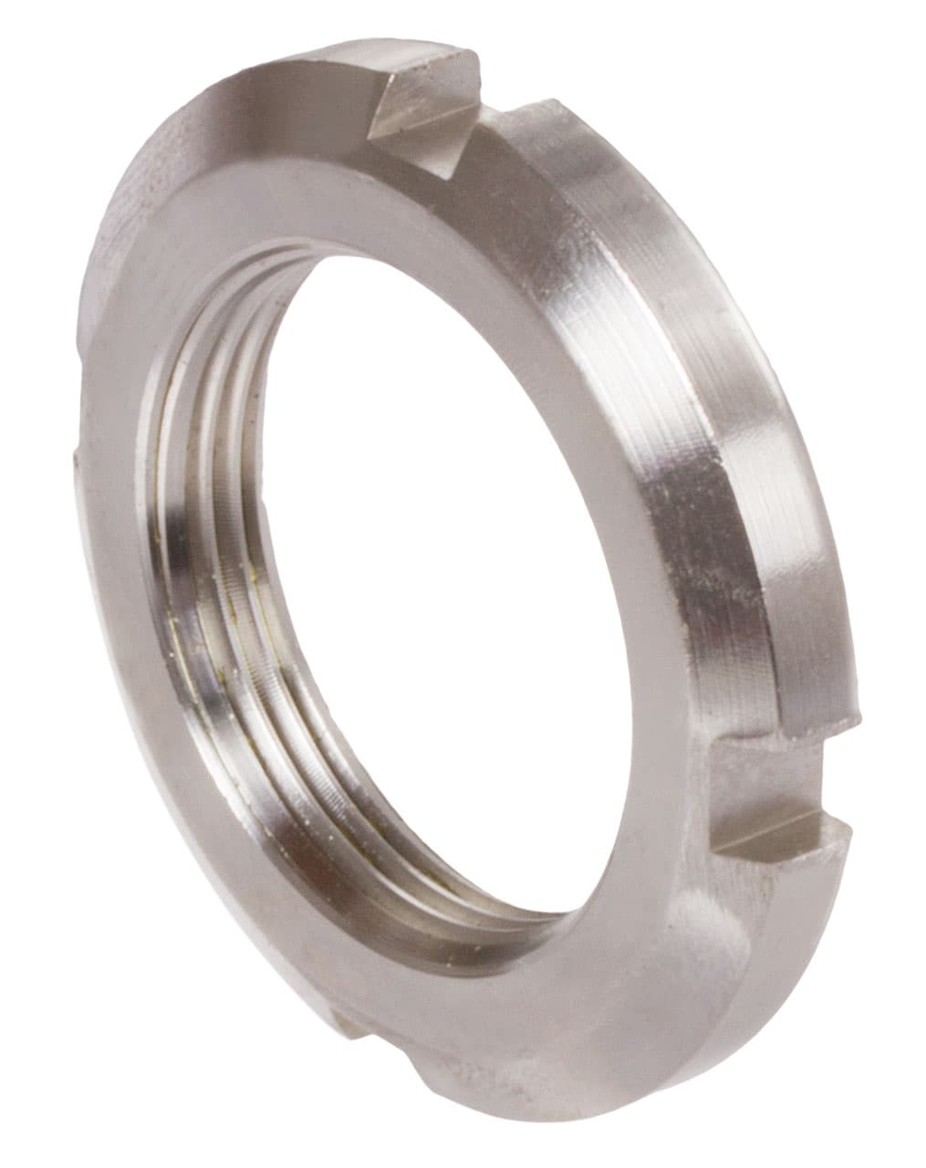 Locknut DIN 981 KM 12 thread M60x2 stainless steel 1.4301 (AISI304)