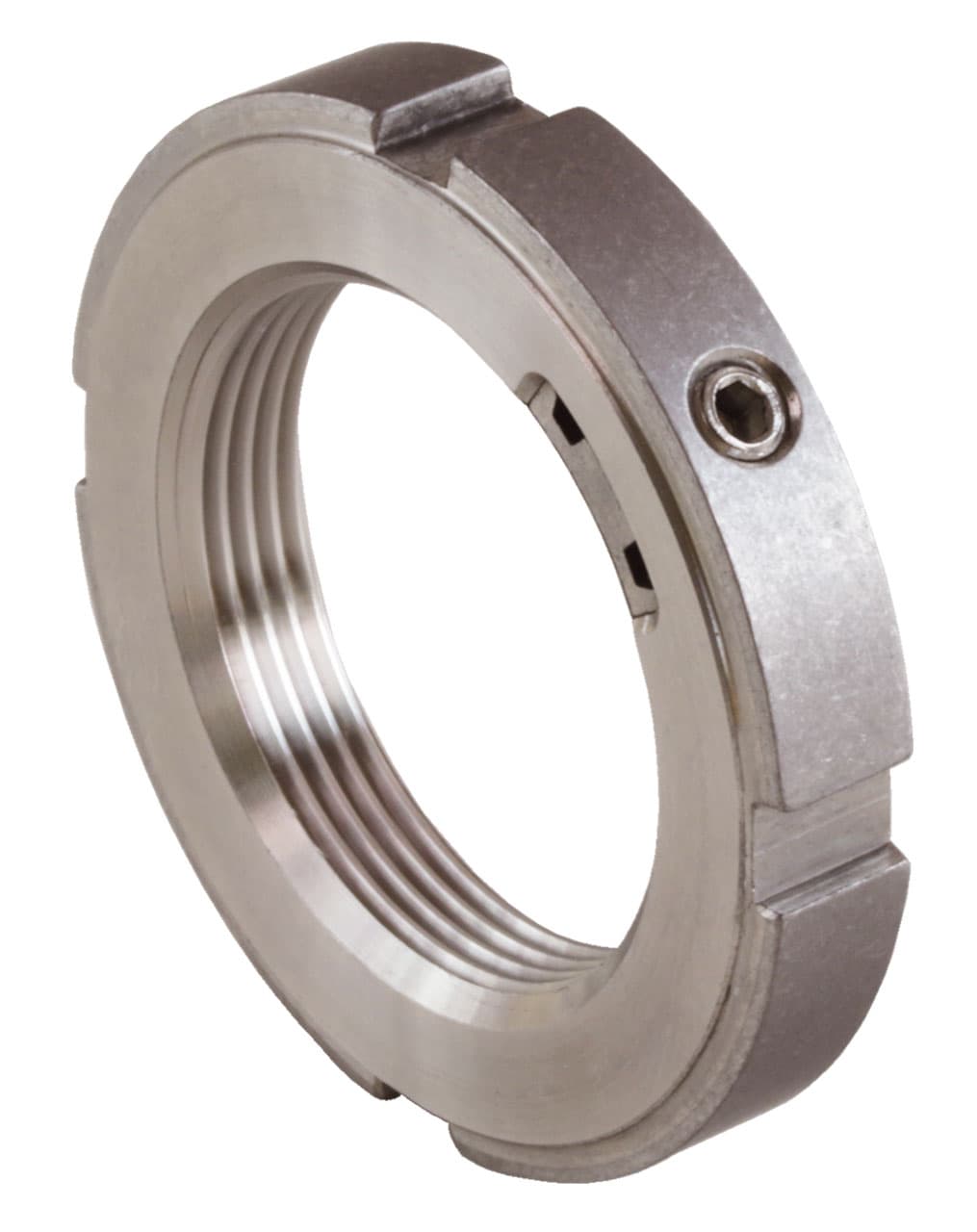 Locknut KMK-R material 1.4301 (AISI304) with integral locking device Größe 4 M20x1