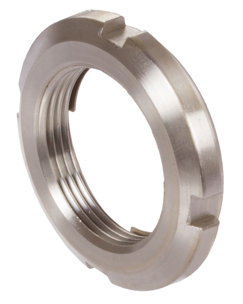 Locknut UW with integral locking device M50x1.5 stainless steel 1.4301