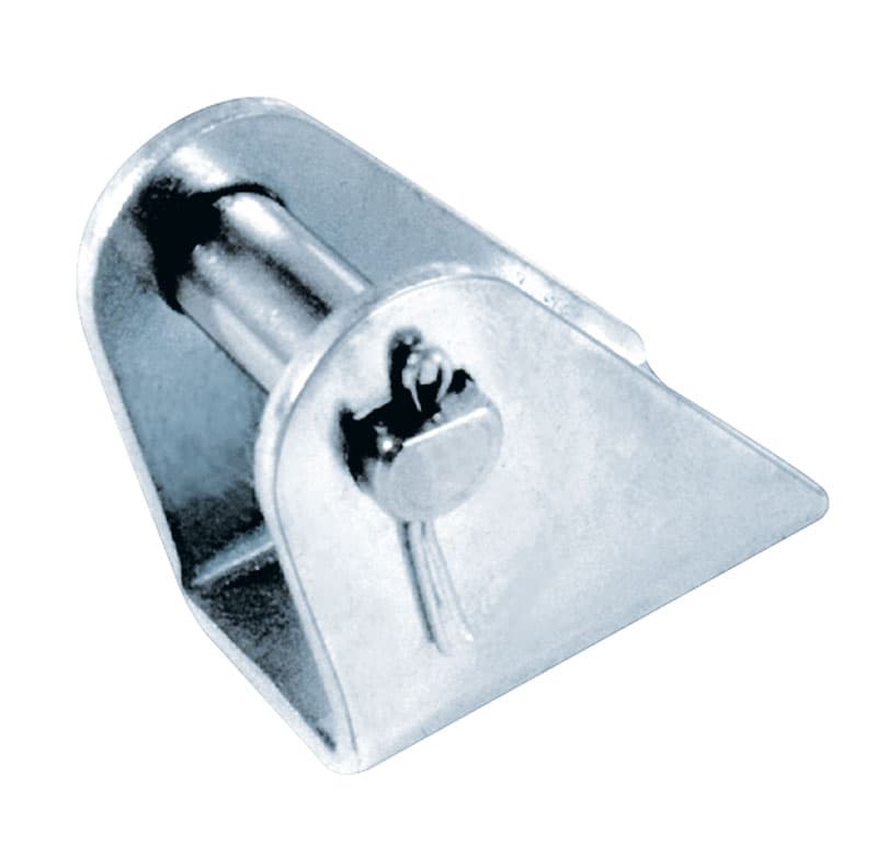 Rear hinge mounting with cotter pin for cylinder diameter 12/16mm