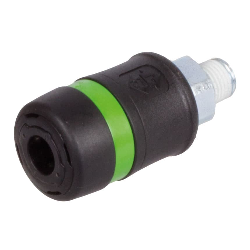 Safety connector with external thread G 1/4