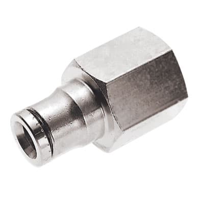 Straight screw-on connector thread G1/4 tube outer diameter 4mm