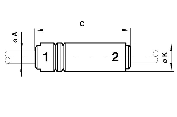None-return valve tube outer diameter 4mm