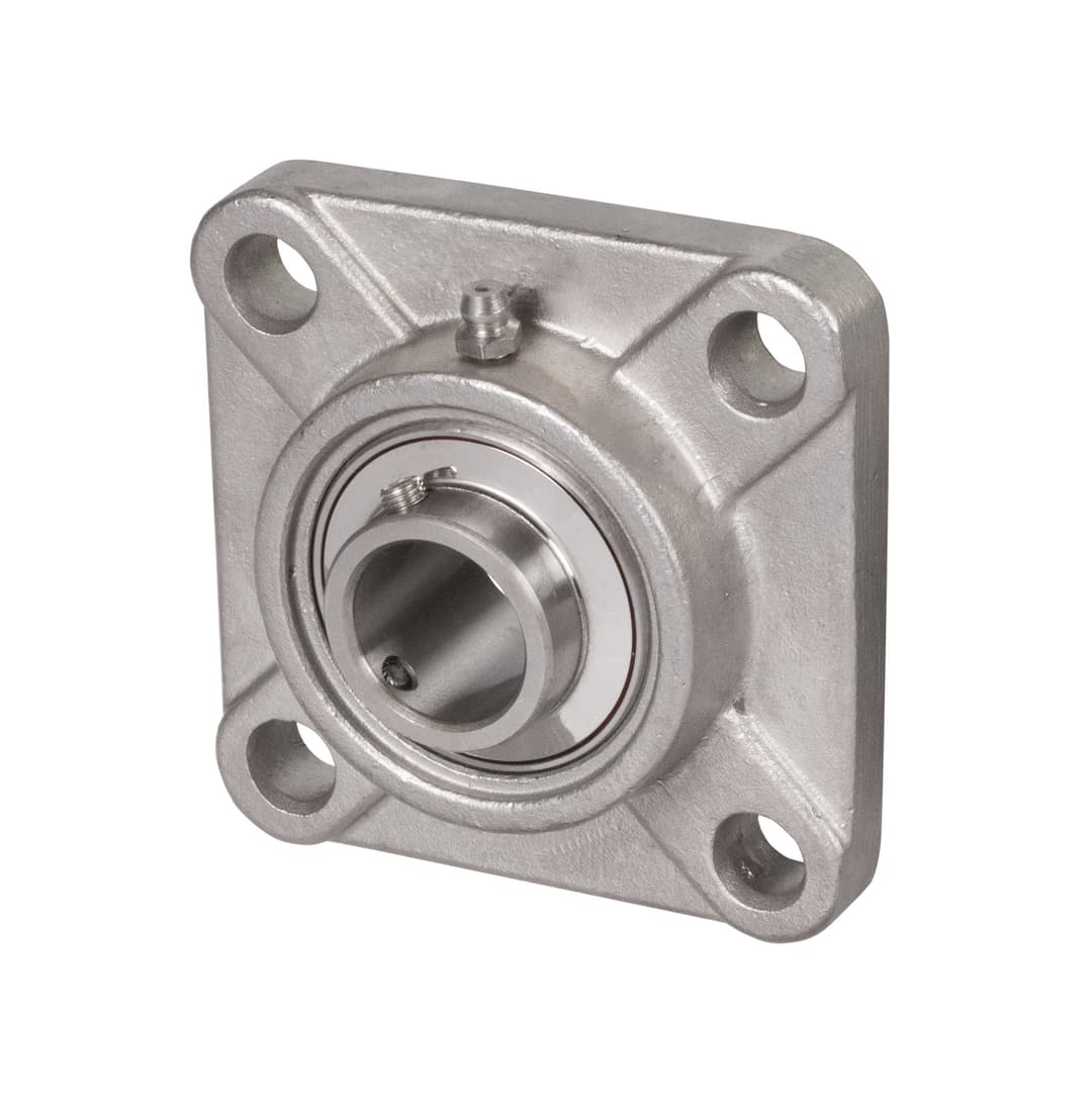 Ball flange bearing SSUCF 201 bore 12mm housing and bearing stainless steel