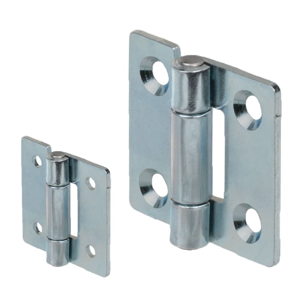 Sheet metal hinge M136 steel zinc plated, type C, 50x50mm
