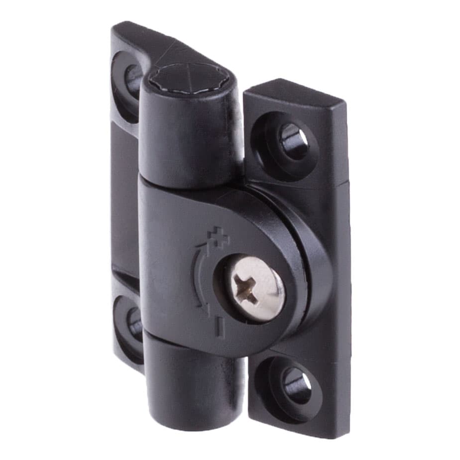 Hinge M233 plastic, with adjustable friction, 57x64mm
