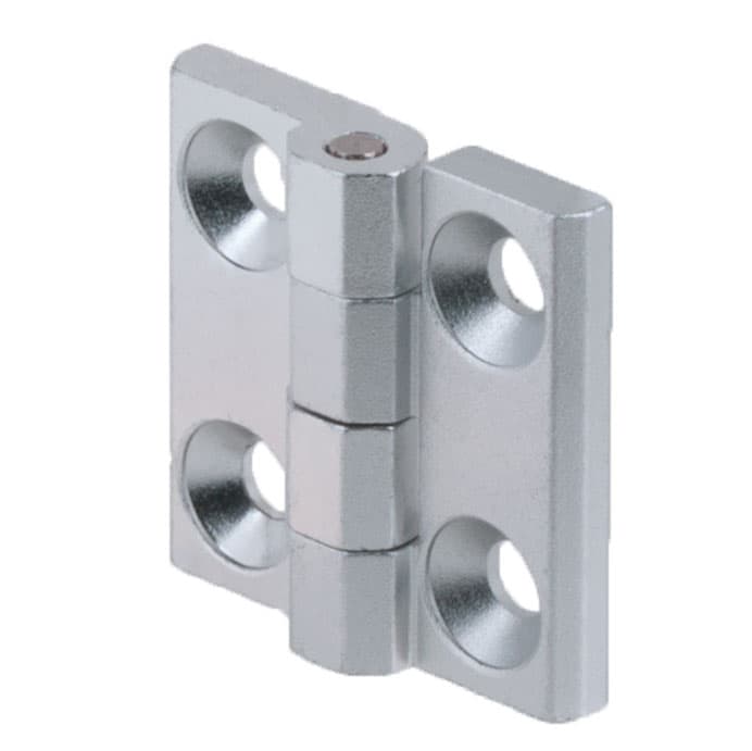 Hinge M237 Aluminium, type A, 30x30mm