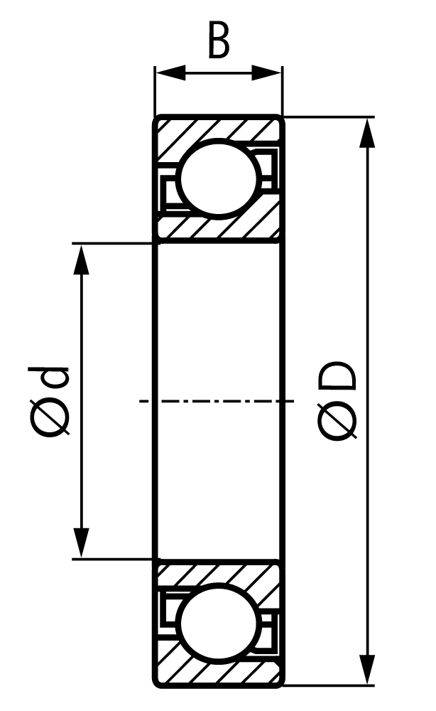 SKF angular contact ball bearing 7205 BEP single row inner diameter 25mm outer diameter 52mm width 15mm