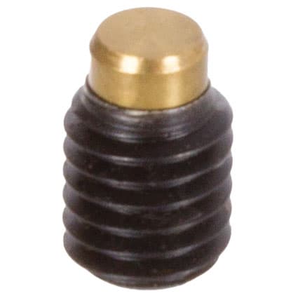 Thrust screw with brass bolt M6 x 11.5 steel strength 12.9 black oxide finished