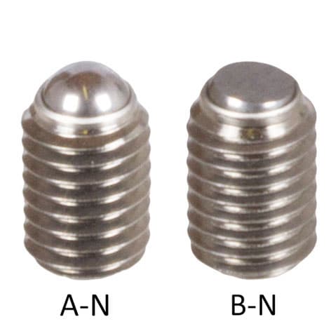 Ball-ended thrust screw stainless steel type A-N M5 x 8mm