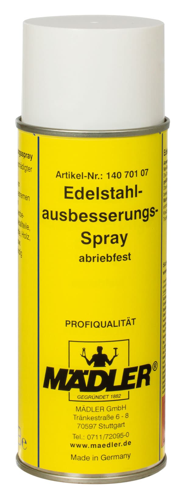 MAEDLER Stainless steel repair spray 400ml (Actual safety data sheet on the internet in the section Downloads)