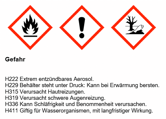 MAEDLER Spray cleaner 500 ml (Actual safety data sheet on the internet in the section Downloads)