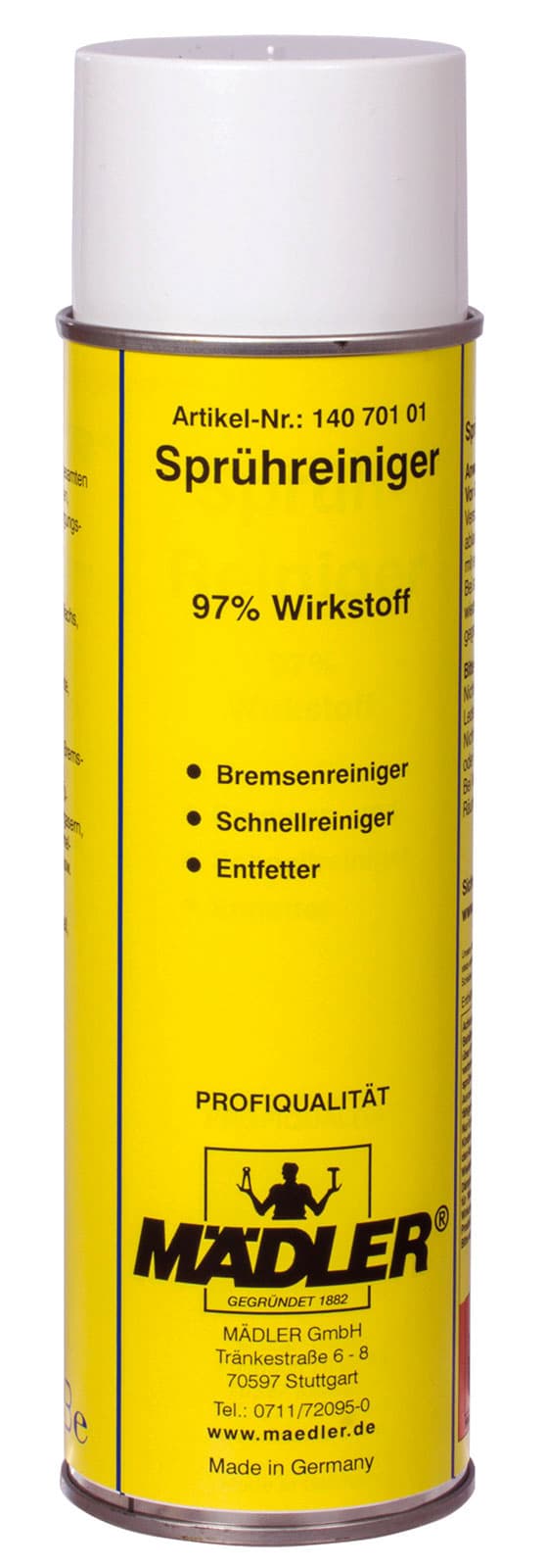 MAEDLER Spray cleaner 500 ml (Actual safety data sheet on the internet in the section Downloads)