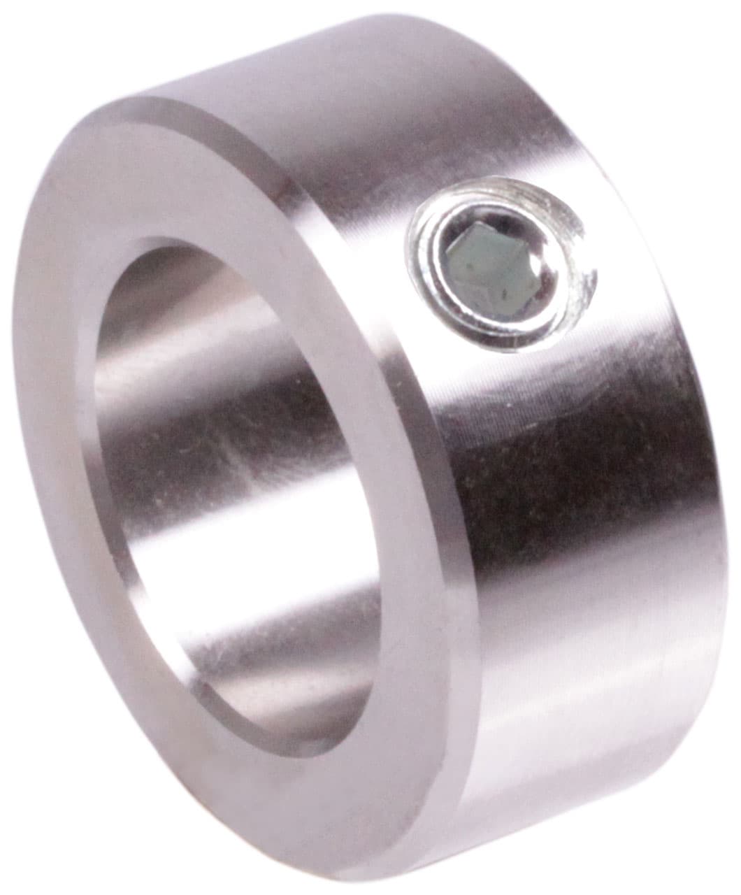 Shaft collar DIN 705 A bore 20mm stainless steel 1.4305 set screw DIN EN ISO 4027 (old DIN 914)