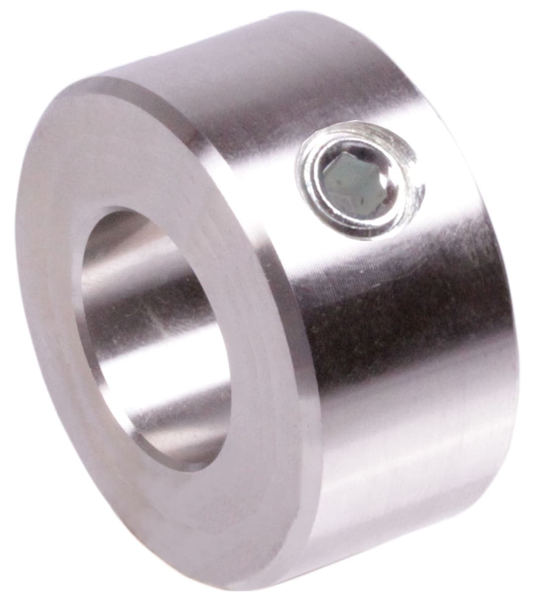 Shaft collar DIN703 bore 60mm 1.4305 set screw A2 inner hexagon