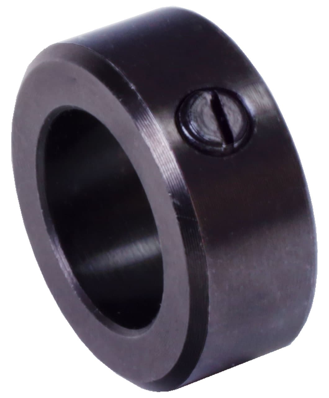 Shaft collar DIN 705 A bore 24mmm black finish set screw DIN EN 27434 (old DIN 553)