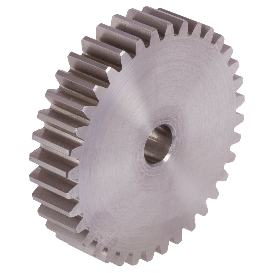Spur gear made of steel C45 without hub module 1 66 teeth tooth width 10mm outside diameter 68mm