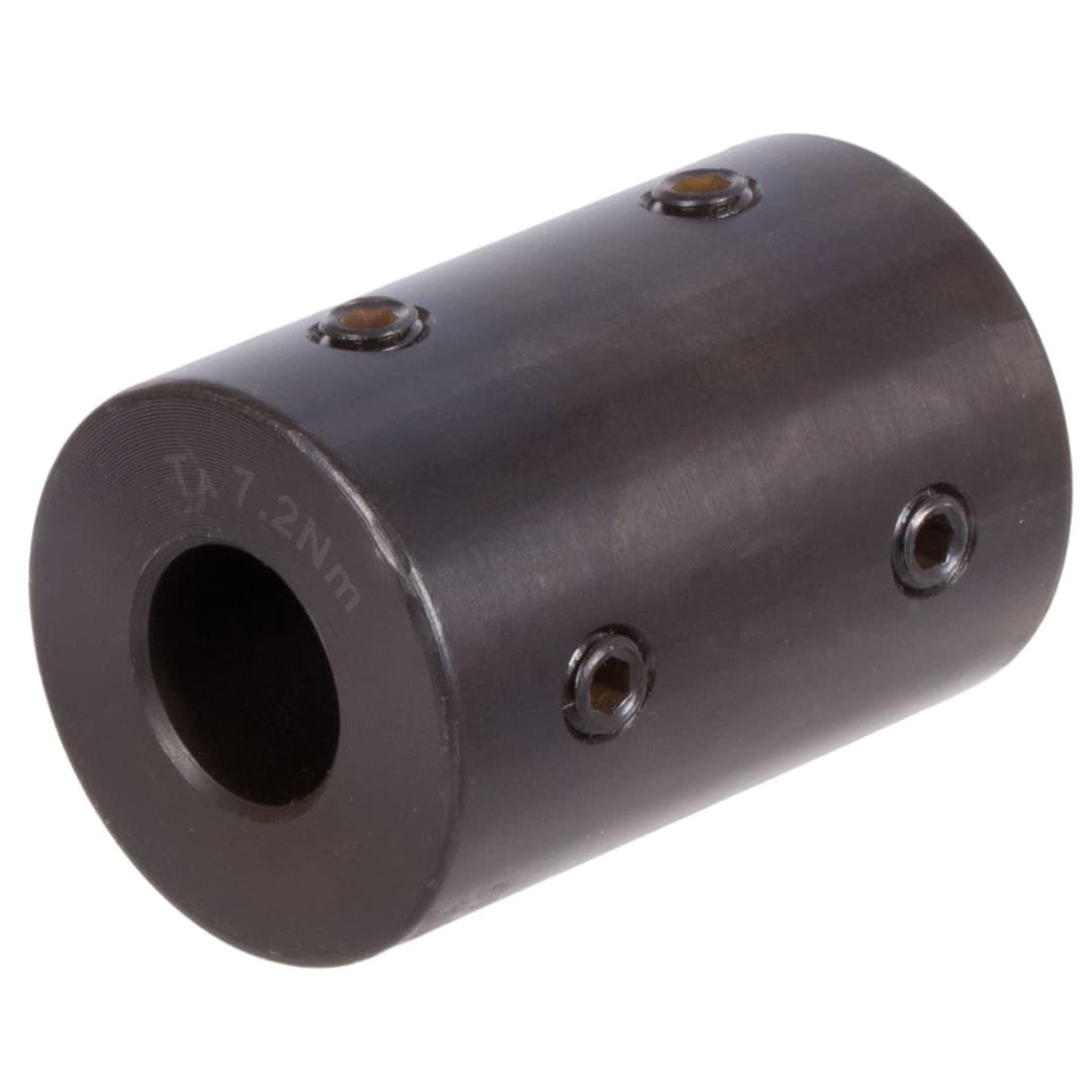 Set-screw coupling TR steel C45 black oxide finished bore 25mm without keyway