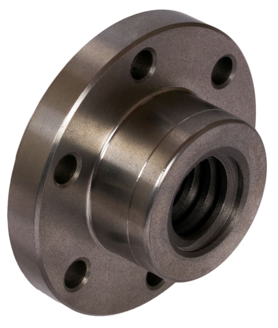 Ready-to-install flange nut Tr.40 x 7 single-start left material cast iron