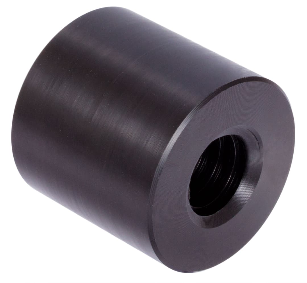 Round trapezoidal nut nylatron Tr.18 x 4 single-start left length 36mm outer diameter 40mm